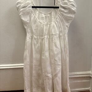 Brand New Doen Sarria Dress in White